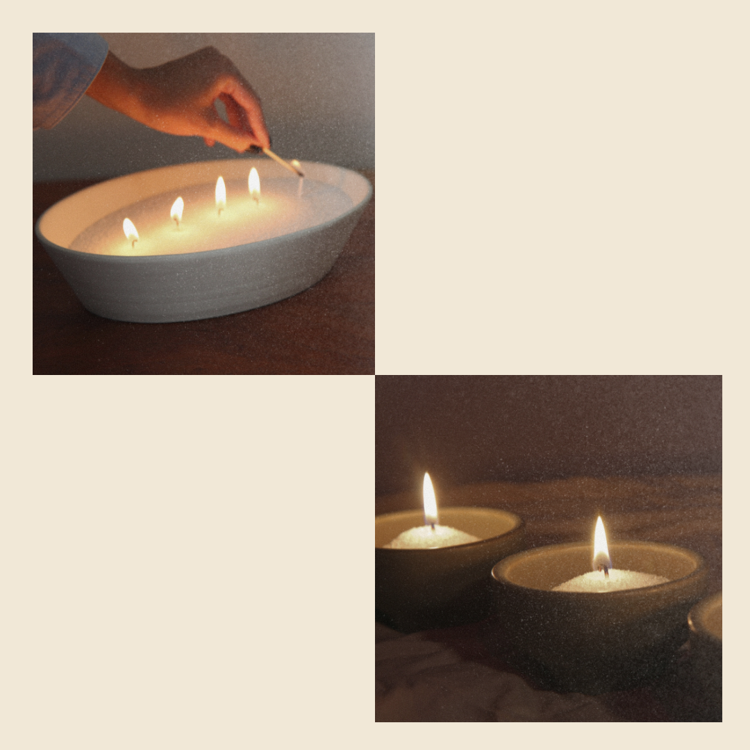 Velas de arena imagen instrucciones
