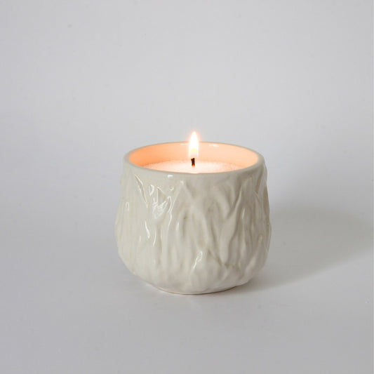 Base Lava blanca para velas de cera de arena